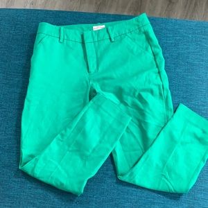 Green trousers